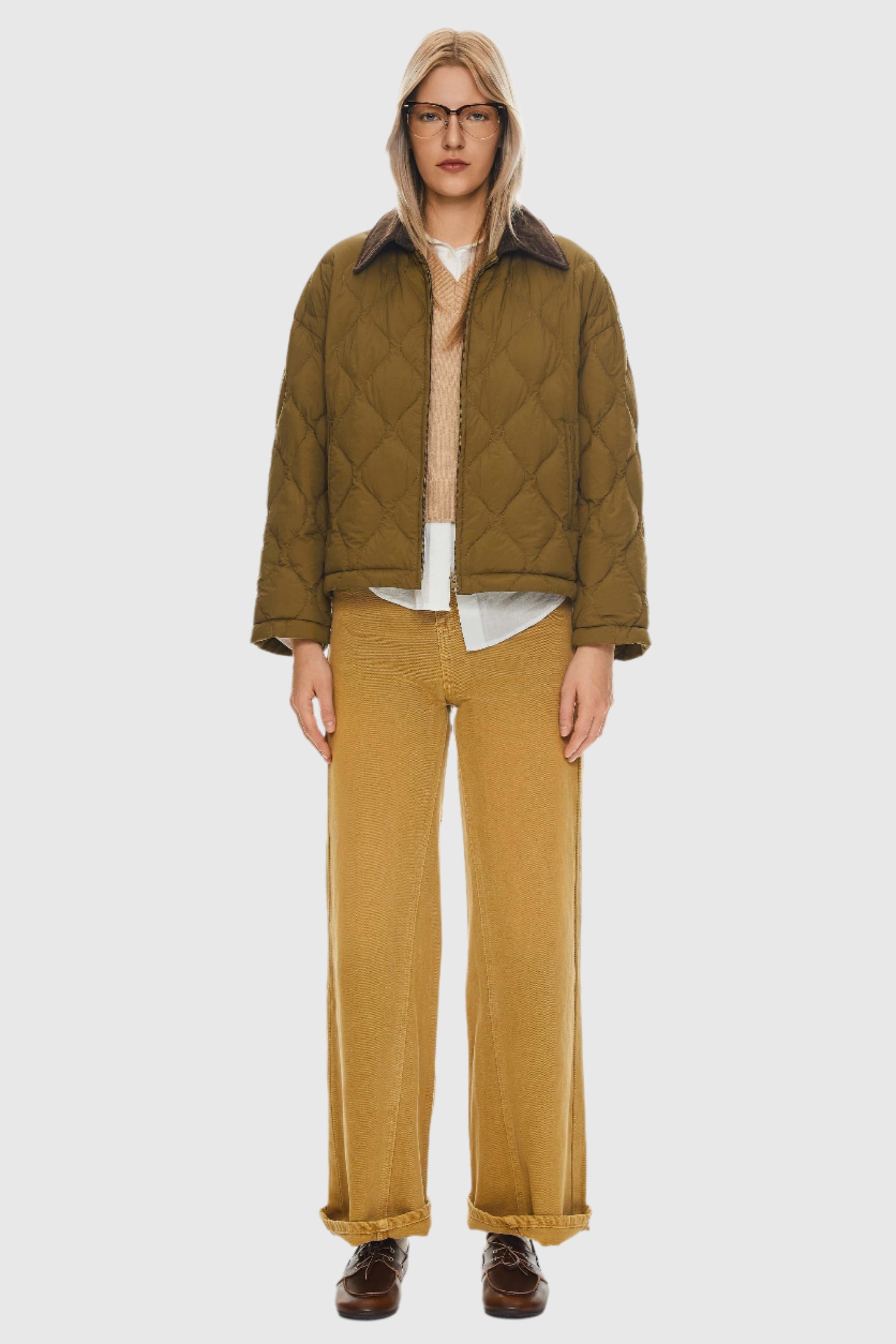 Lightweight-Cropped-Puffer-Jacket-#color_Coffee