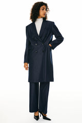 Double-Breasted Suit Blazer - Orolay, #color_Beacon Blue