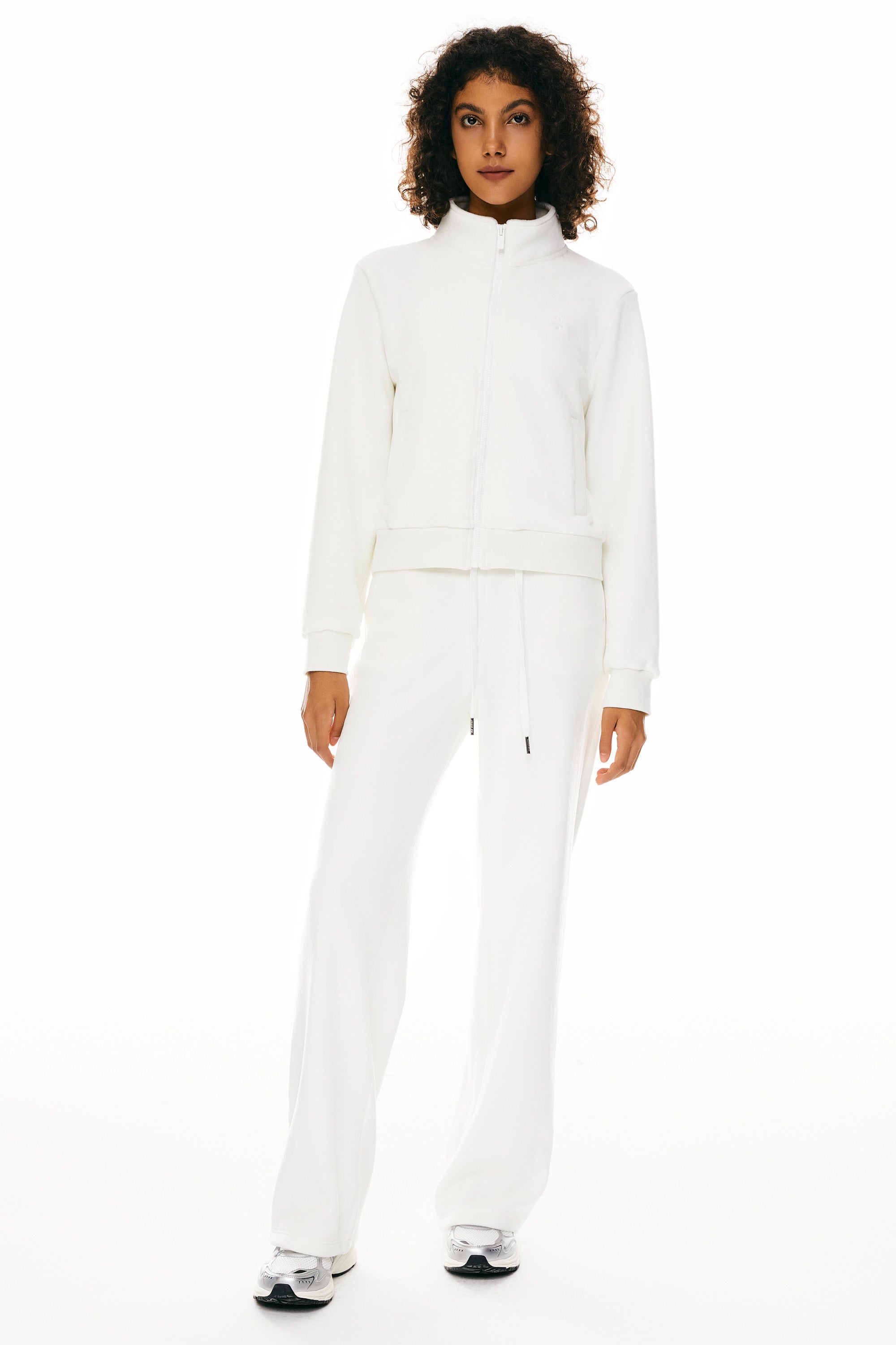 Fleece Lightweight Jacket - Orolay, #color_White