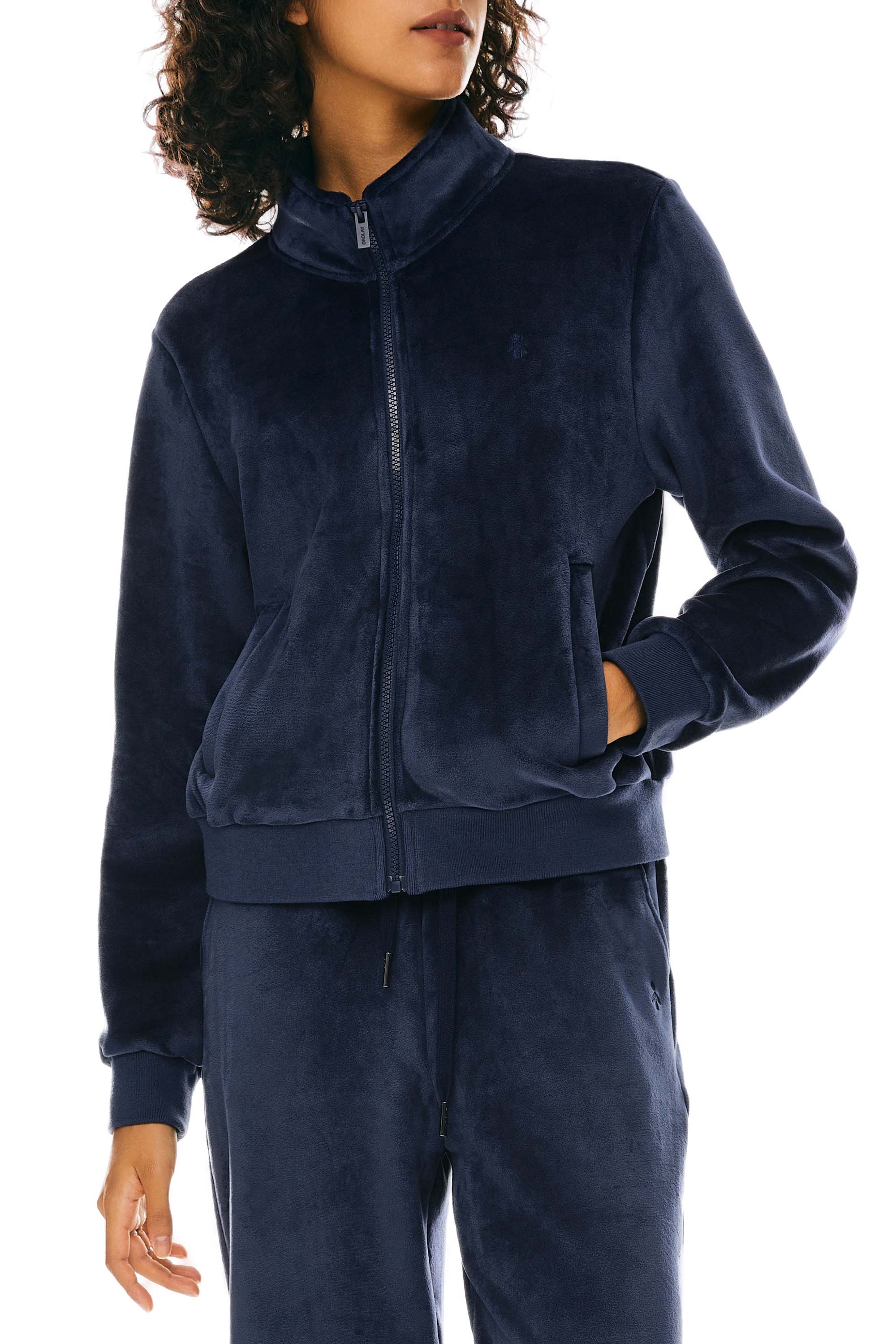 Fleece Lightweight Jacket - Orolay, #color_Blueprint