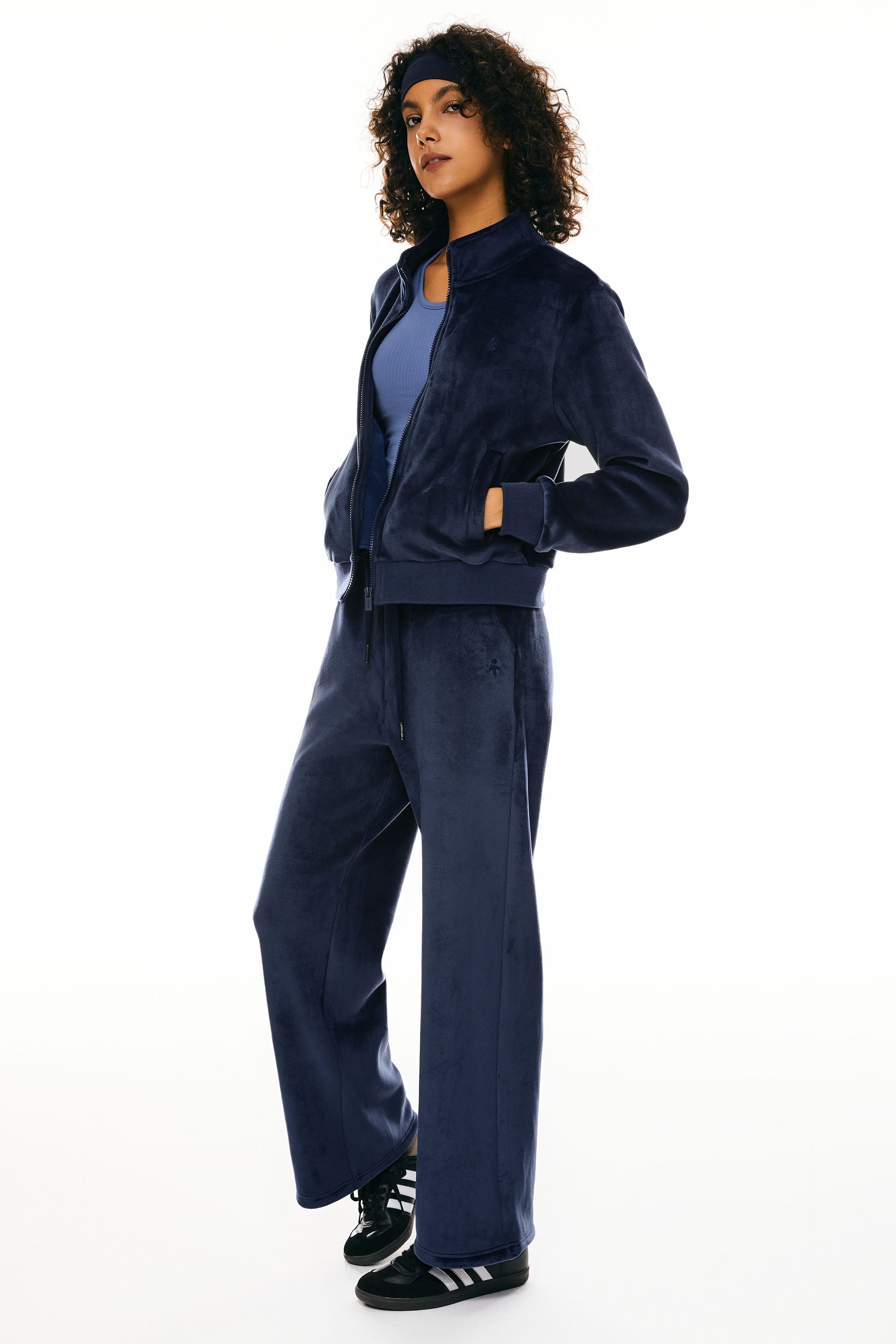 Fleece Lightweight Jacket - Orolay, #color_Blueprint