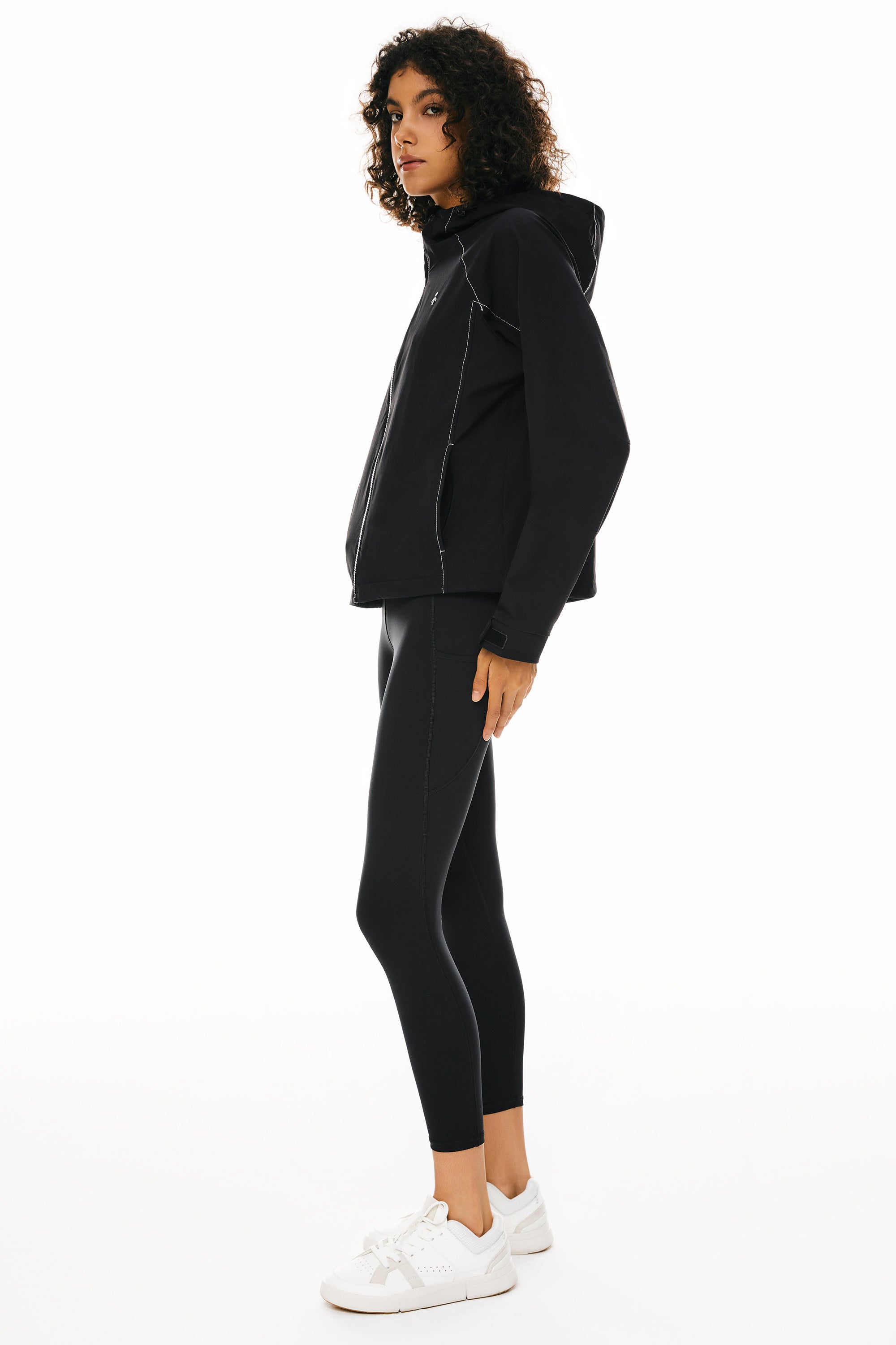 Lightweight Full Zip Jacket-Orolay, #color_Black