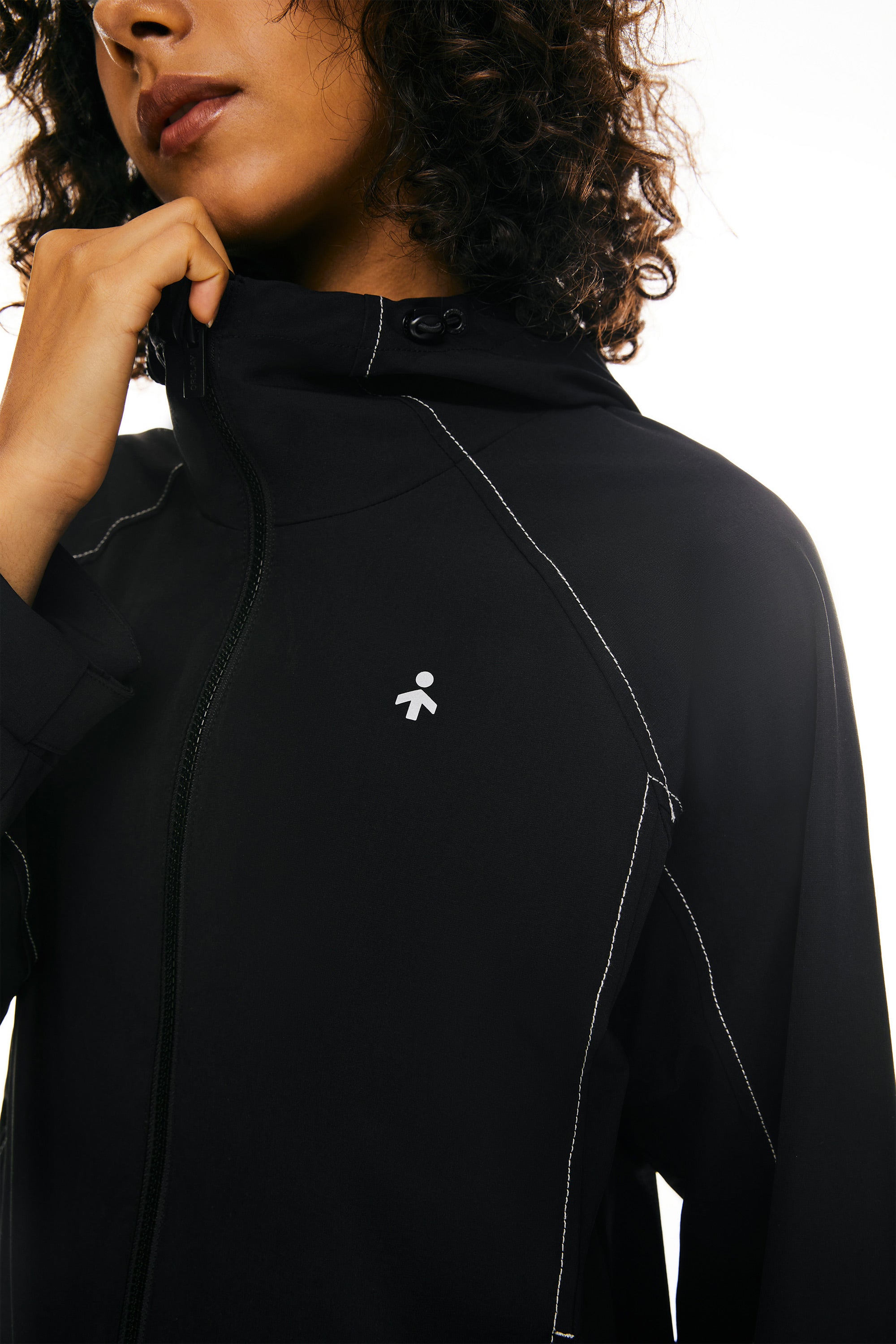 Lightweight Full Zip Jacket-Orolay, #color_Black