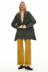 Orolay-Lightweight Long-Sleeve Puffer Jacket-#color_Rosin