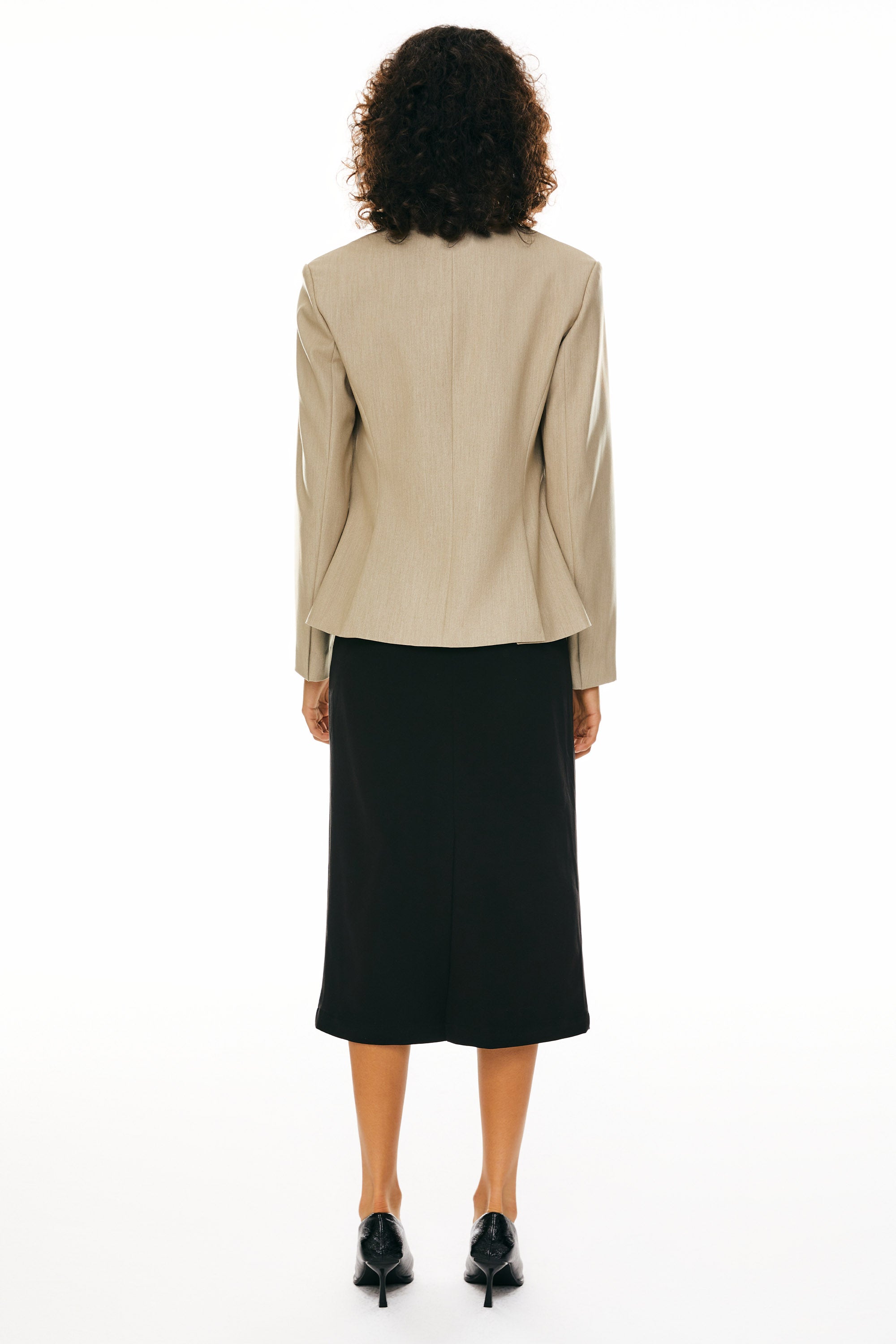 Office Slim Blazer - Orolay, #color_Khaki