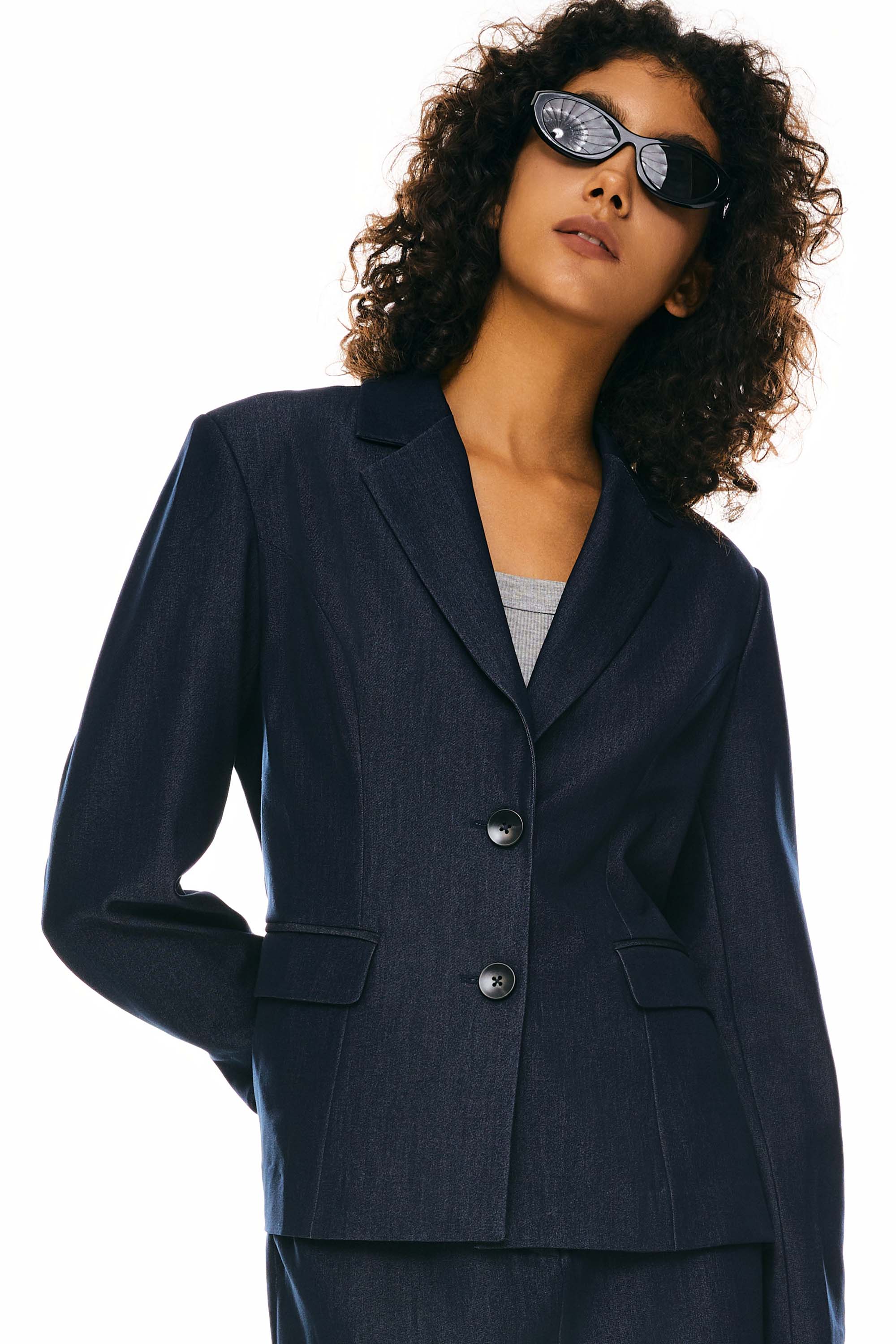 Office Slim Blazer - Orolay, #color_Beacon Blue