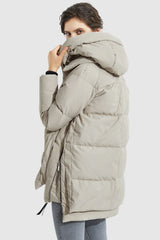 Orolay-092 Classics Women's Thickened Down Jacket-Orolay 092 Classics Women's Thickened Down Jacket #color_Tofu