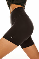 Orolay-5" High-Rise Yoga Shorts- #color_Umber