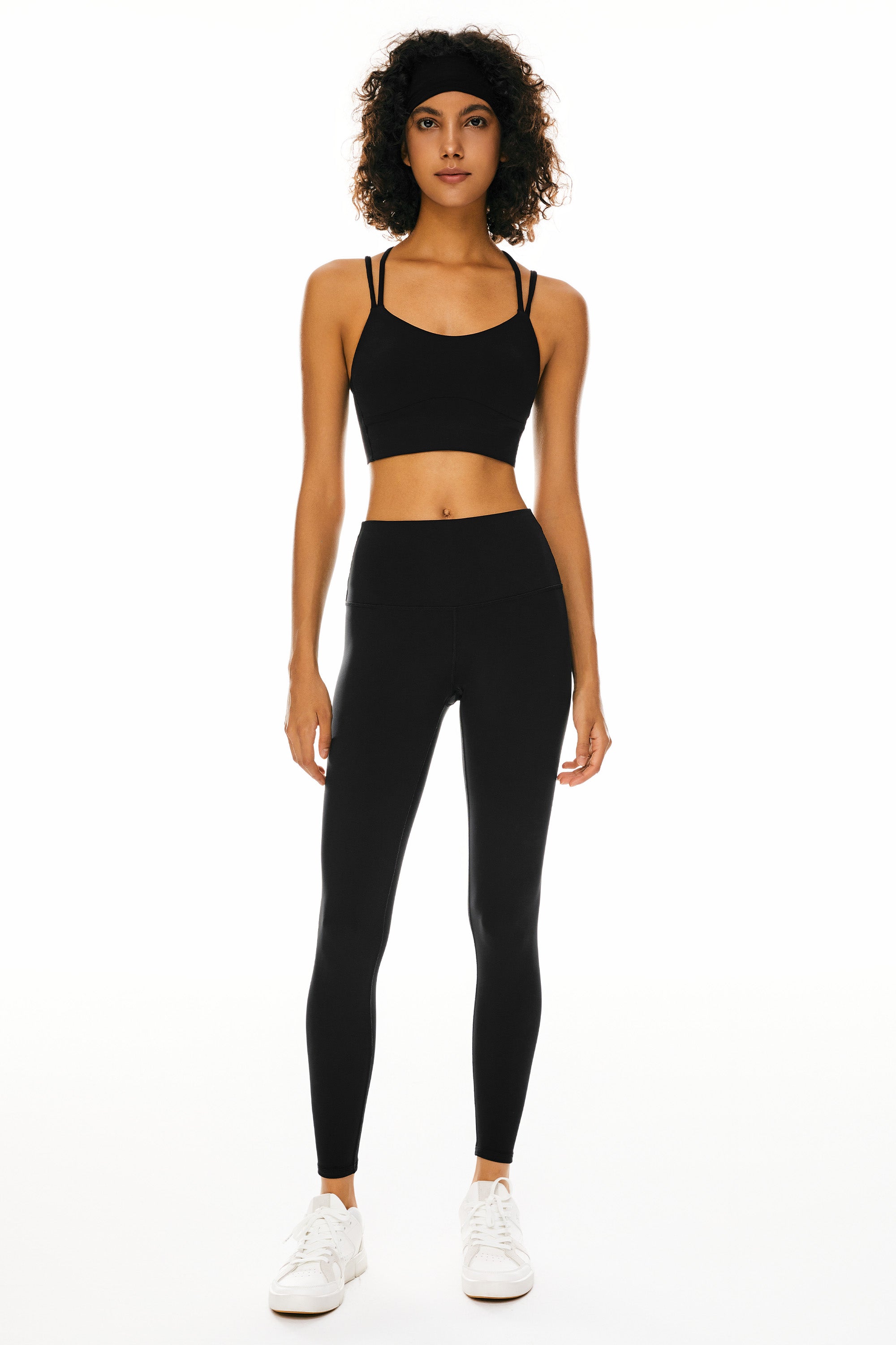 Orolay-7/8 Yoga Leggings-Image 1 of 7/8 Workout Yoga Leggings from Orolay - #color_black