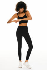 Orolay-7/8 Yoga Leggings-Image 3 of 7/8 Workout Yoga Leggings from Orolay - #color_Ink