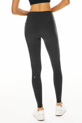 Orolay-Athletic High-Rise Leggings-Image 3 of Athletic High-Rise Leggings 27" from Orolay - #color_Charcoal