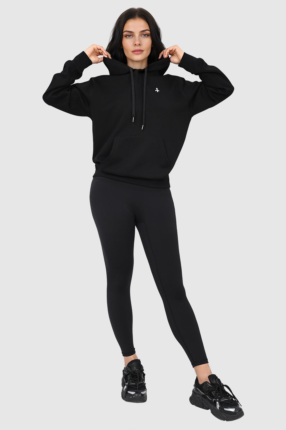 Orolay-Athletic Hoodie-Black-