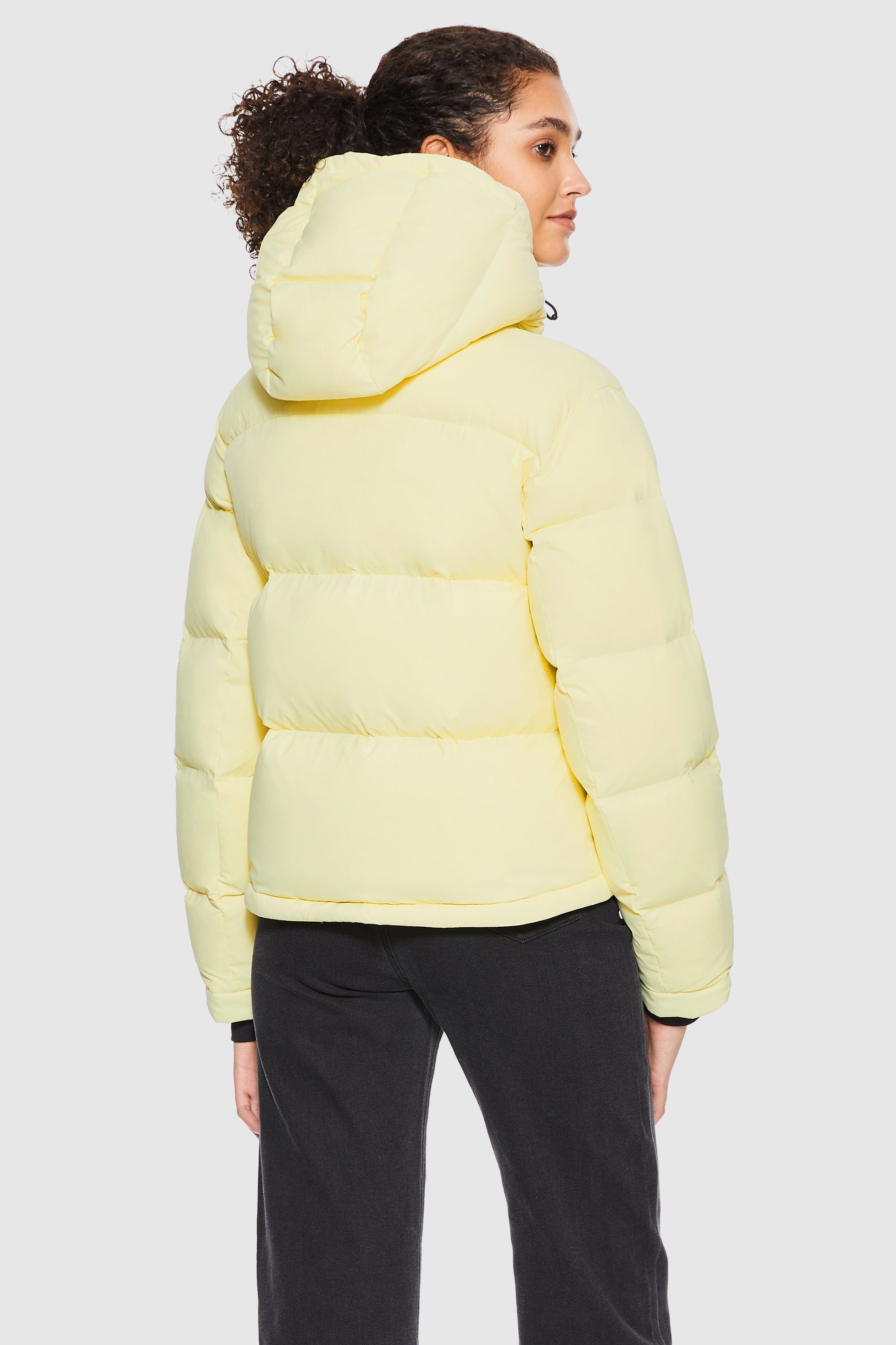 Orolay-Aurora Cropped Thermal Puffer-#color_Lightyellow