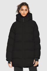 Orolay-Aurora Detachable Hood Down Puffer-#color_Black