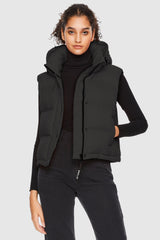 Orolay-Aurora Hooded Puffer Vest-#color_Black