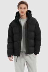 Orolay-Aurora Mens Lightweight Down Puffer-#color_Black