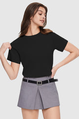 Orolay-Basic Crewneck T-Shirt-#color_Black