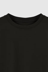 Orolay-Basic Crewneck T-Shirt-#color_Black