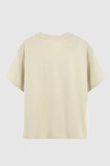 Orolay-Basic Round Neck T-Shirt-#color_Almond Oil