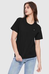 Orolay-Basic Short Sleeve T-Shirt-#color_Black