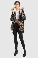 Orolay-Camo Thickened Down Jacket-#color_Camouflage Khaki