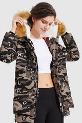 Orolay-Camo Thickened Down Jacket-#color_Camouflage Khaki