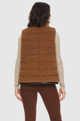 Orolay-Casual Fleece Down Vest-#color_Nuthatch