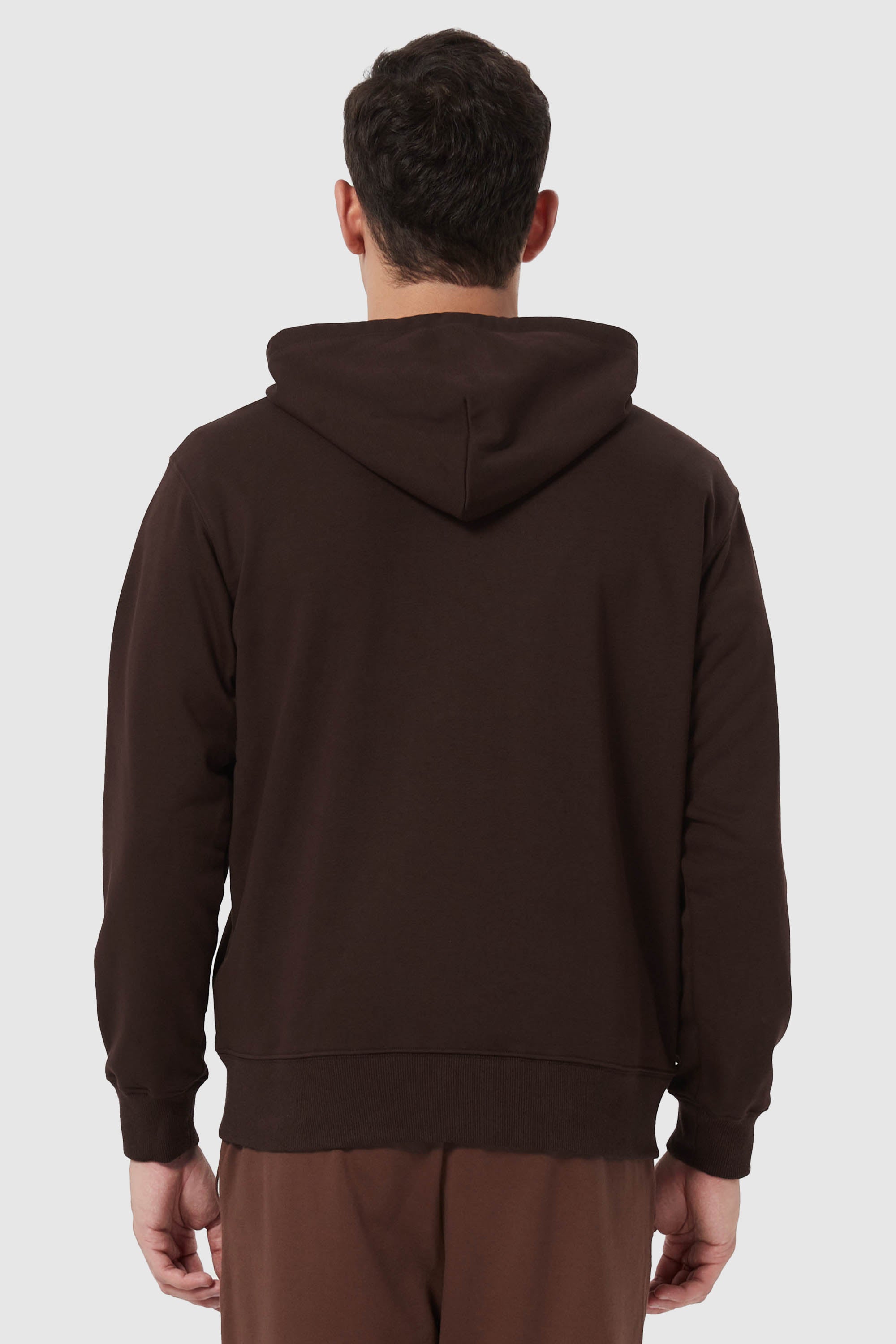 Orolay-Casual Full-Zip Hoodie-Image 4 of Casual Full-Zip Hoodie - #color_Emperador