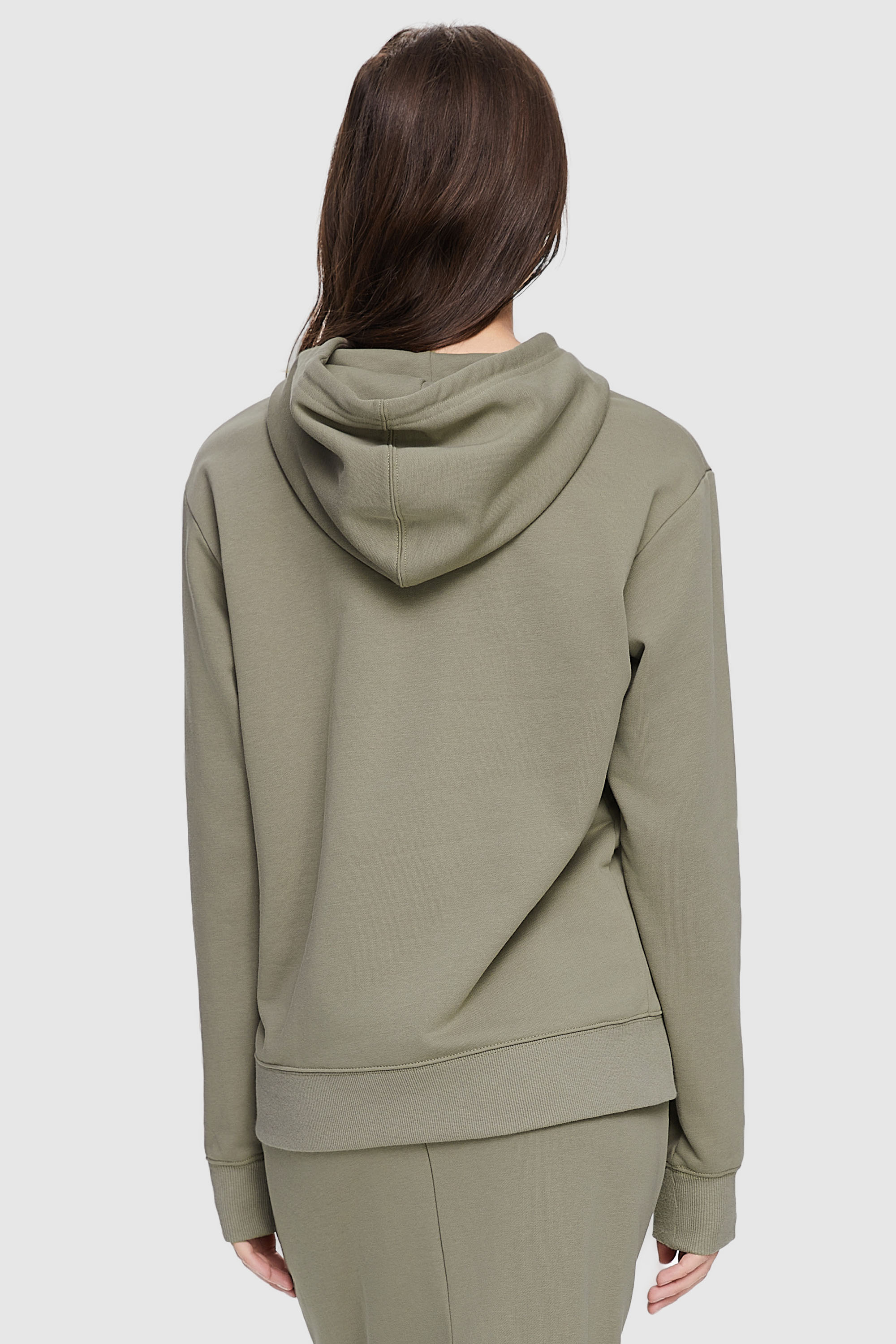 Orolay-Casual Hooded Sweatshirt-Image 4 of Casual Hooded Sweatshirt from Orolay - #color_Sage Green