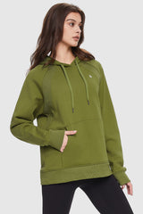 Orolay-Casual Hoodie-Image 3 of Casual Hoodie from Orolay - #color_Peat Moss