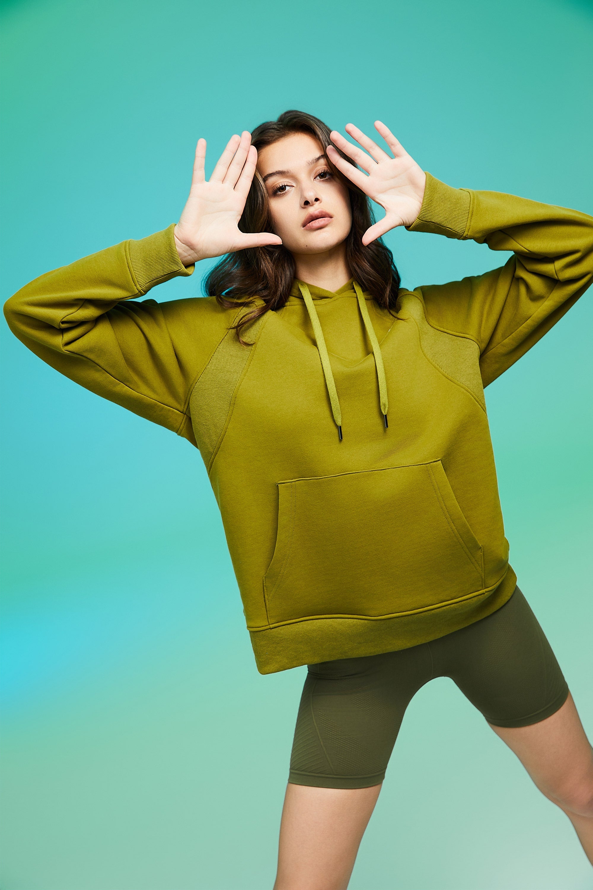 Orolay-Casual Hoodie-Image 9 of Casual Hoodie from Orolay - #color_Peat Moss