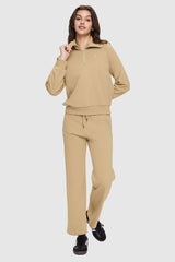 Orolay-Casual Sweatpants-Image 2 of Casual Sweatpant from Orolay - #color_Khaki