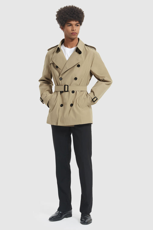 Orolay-Classic Double-Breasted Overcoat-#color_Khaki