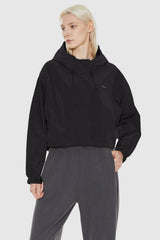 Orolay-Cropped Lightweight Jacket-#color_Black