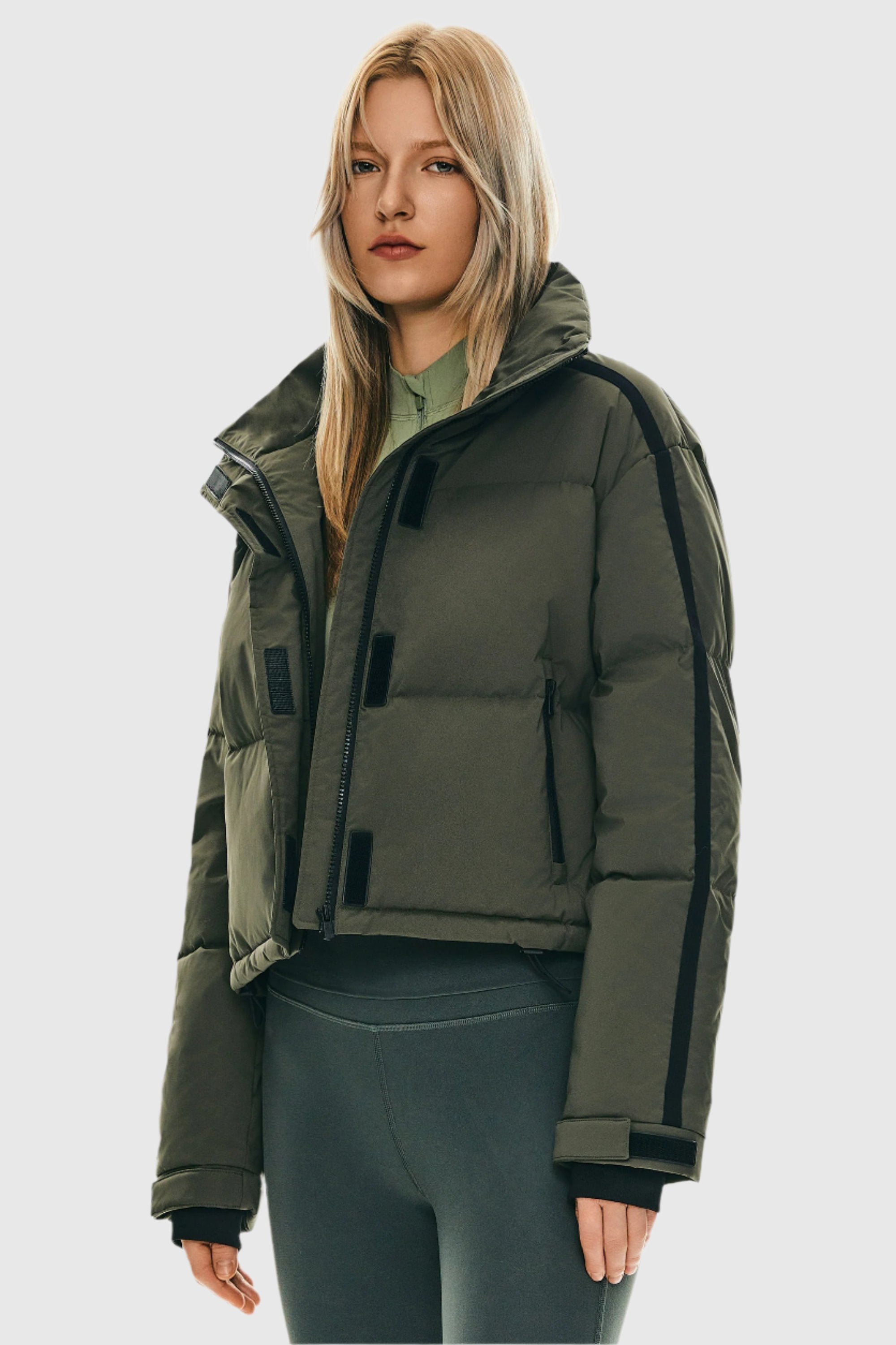 Orolay-Cropped-Quilted-Puffer-Jacket-#color_Chive