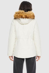 Orolay-Detachable Faux Fur Winter Parka Jacket-#color_Tofu