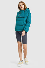 Orolay-Diamond Quilted Jacket with Hood-#color_Bluebird