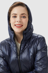 Orolay-Diamond Quilted Jacket with Hood-#color_Beacon Blue