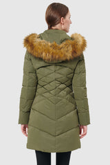 Orolay-Diamond Quilted Winter Down Coat-#color_Peat Moss