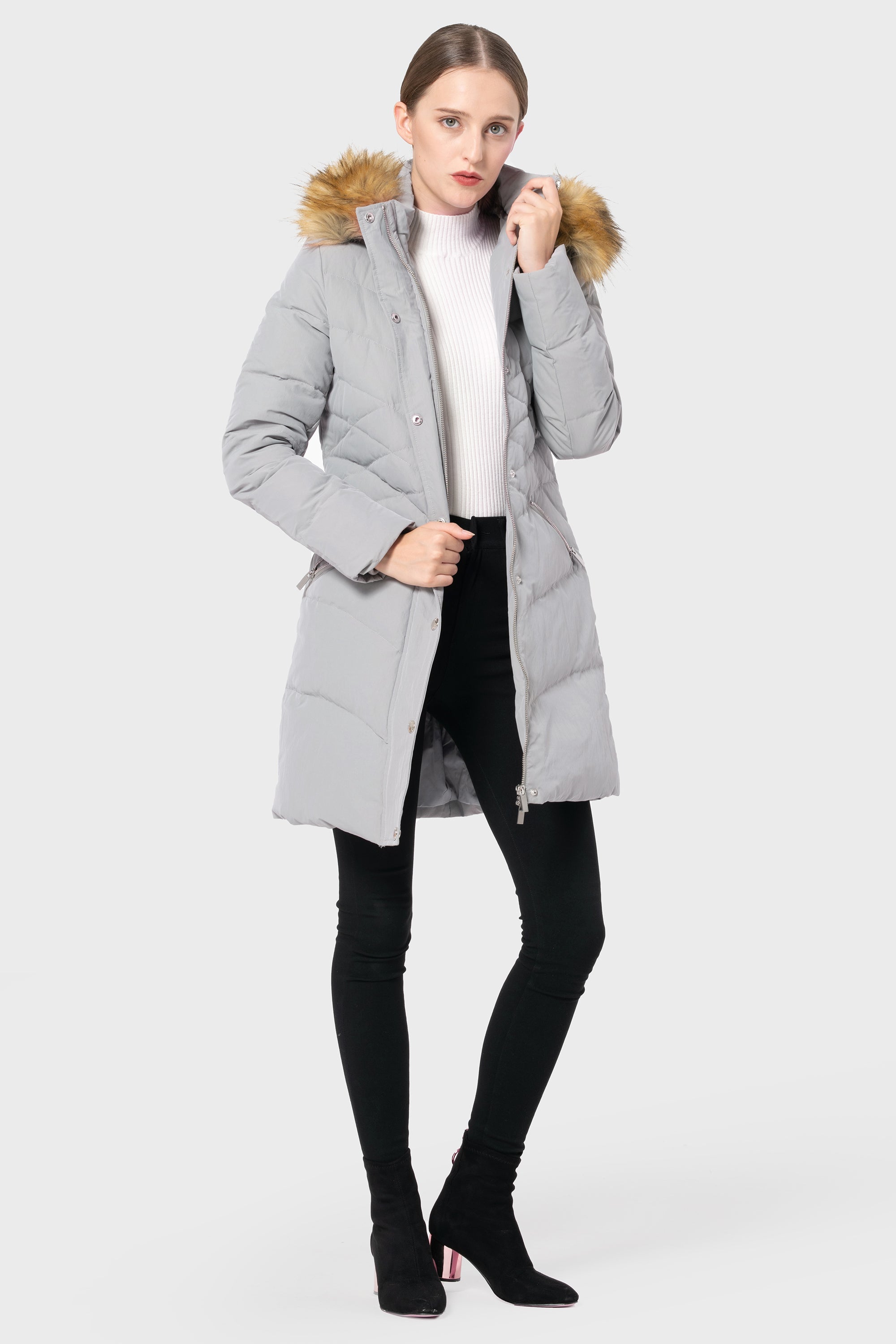 Orolay-Diamond Quilted Winter Down Coat-#color_Oyster Mushroom