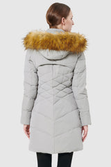 Orolay-Diamond Quilted Winter Down Coat-#color_Oyster Mushroom