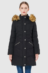 Orolay-Diamond Quilted Winter Down Coat-#color_Black