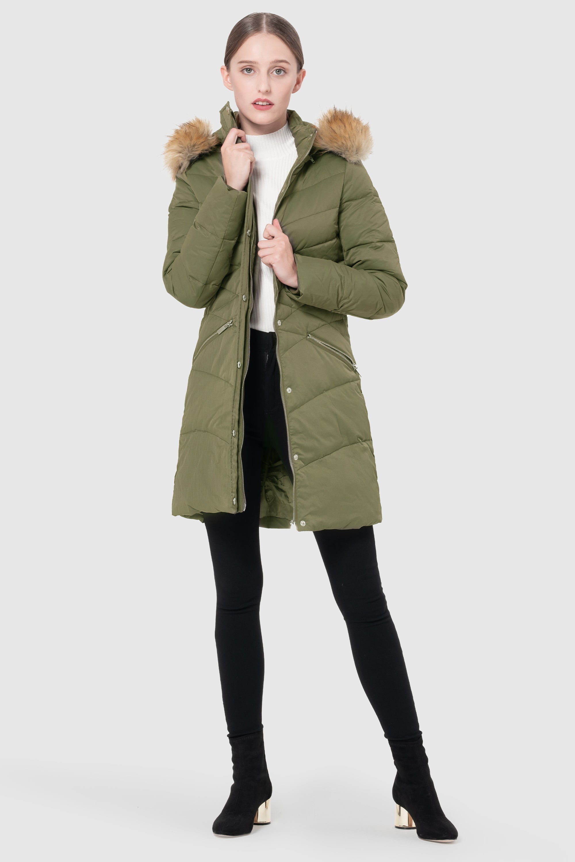 Orolay-Diamond Quilted Winter Down Coat-#color_Peat Moss