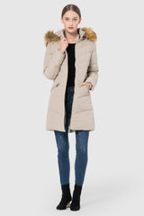 Orolay-Diamond Quilted Winter Down Coat-#color_Oat Milk