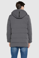 Orolay-Double Snap Thickened Down Jacket-#color_Quiet Shade