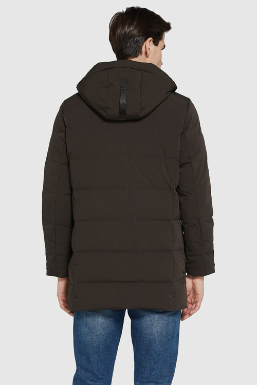 Orolay-Double Snap Thickened Down Jacket-#color_Tap Shoe