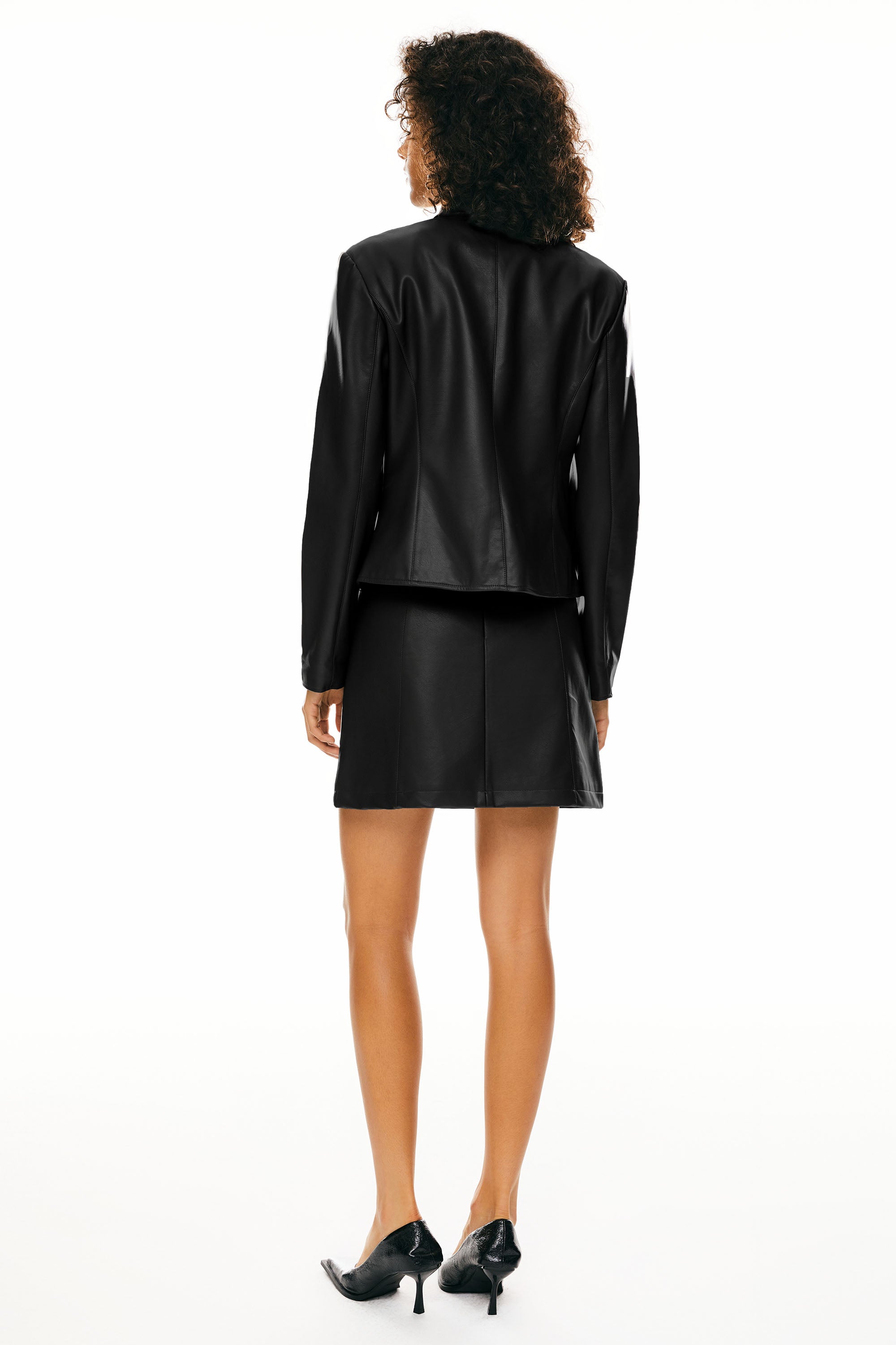 Orolay-Faux Leather Jackets-Image 4 of Faux Leather Jackets from Orolay - #Color_black