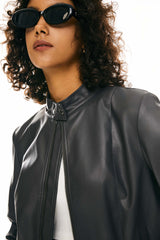 Orolay-Faux Leather Jackets-Image 6 of Faux Leather Jackets from Orolay - #Color_Odyssey Gray