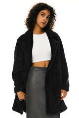 Orolay-Fleece Sherpa Jacket-Fleece Sherpa Jacket - Orolay, #color_Ink