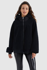 Orolay-Full-Zip Oversized Sherpa Fleece Jacket-#color_Night Sky